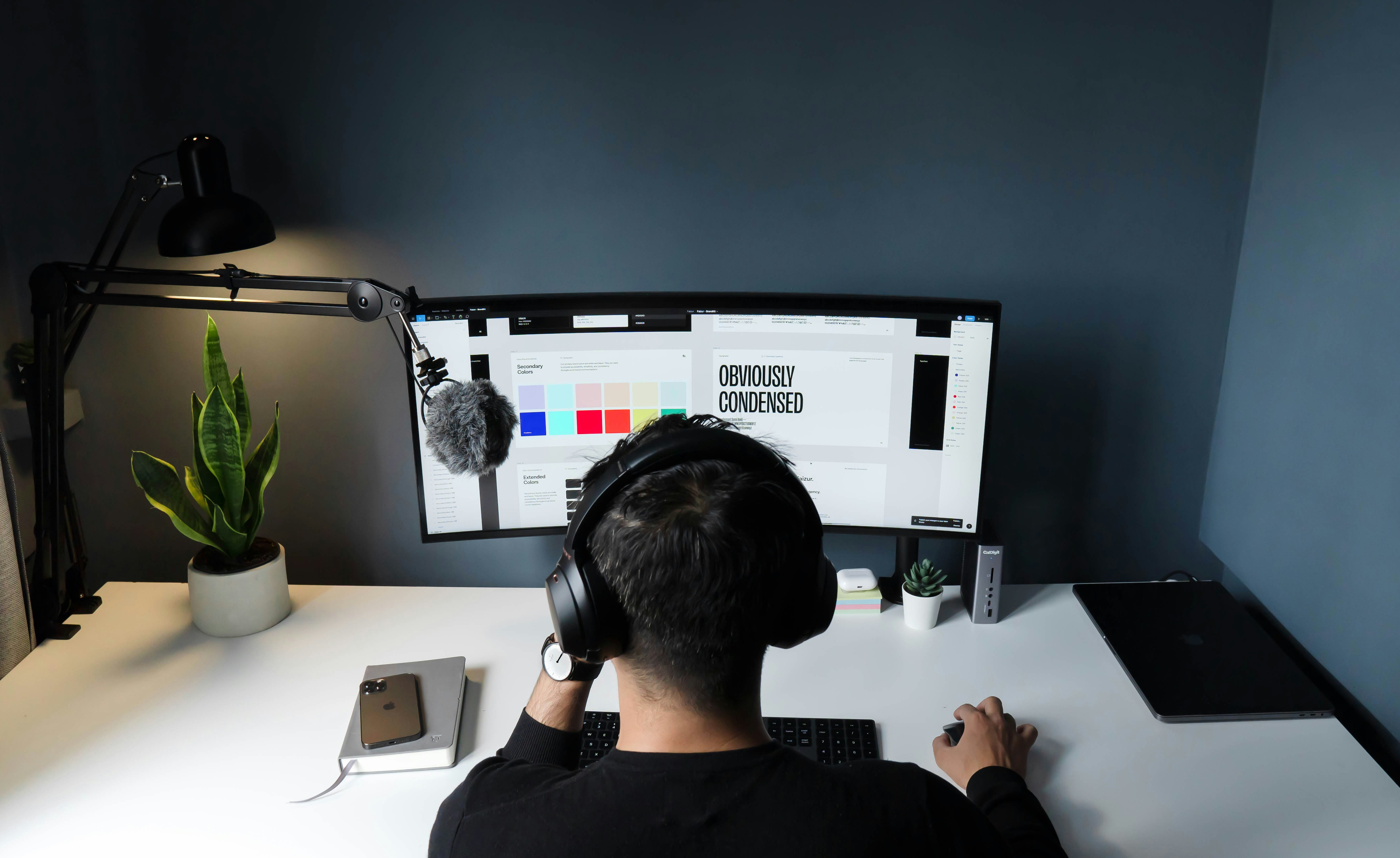 Web development workspace